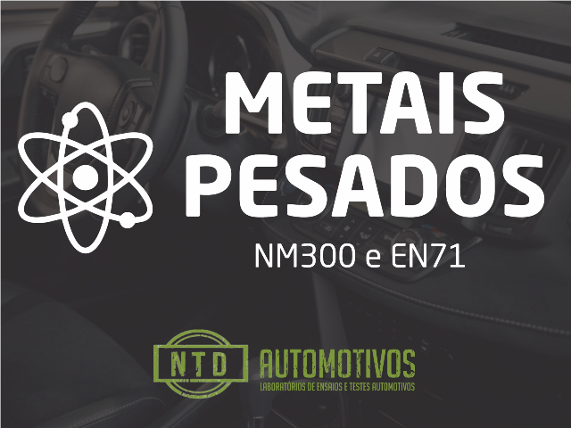 Análise de presença de metais pesados norma NM300 e EN71 em São Paulo e Brasil